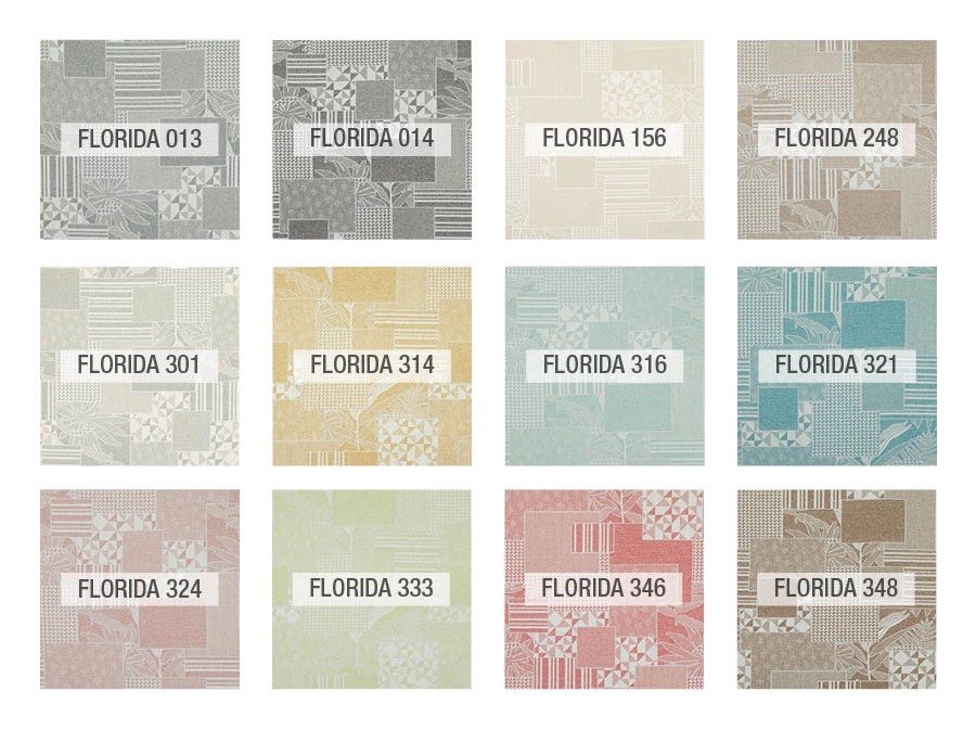 Fama Florida Aquaclean fabric samples
